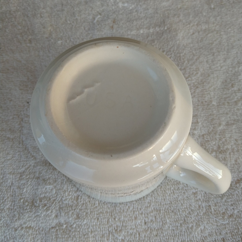 Vintage Marion Coffee Cup/Mug - Love Doris 1981 Written in Gold Made in USA - Picture 6 of 9